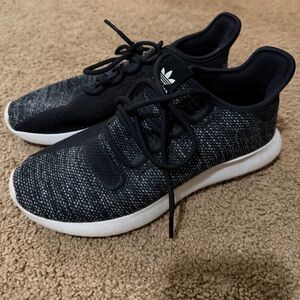 Adidas Black and Gray Knit Sneakers